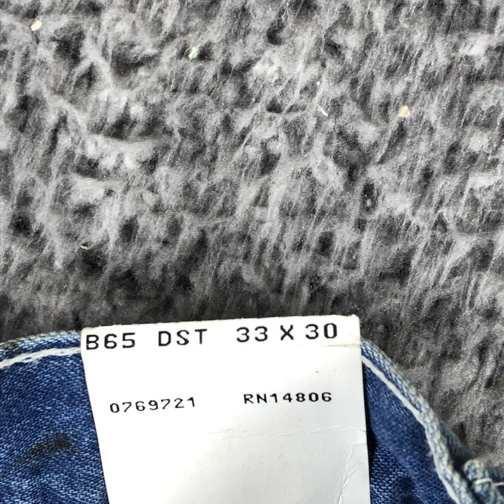Vintage Carhartt Jeans Mens 33x30 Blue Relaxed Straight Denim Workwear B65DST